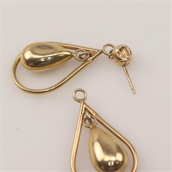 10kt Gold Dangle Earrings