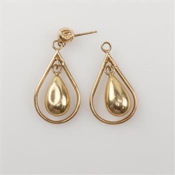 10kt Gold Dangle Earrings