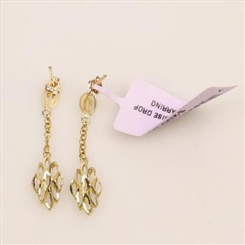 10kt Gold Dangle Earrings