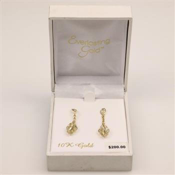 10kt Gold Dangle Earrings
