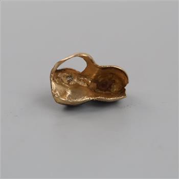 10kt Gold Dental Cap