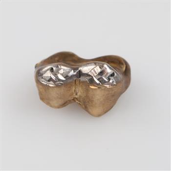 10kt Gold Dental Cap