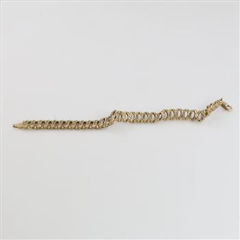 10kt Gold Diamond Accent Bracelet