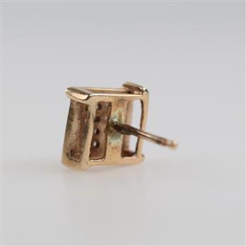 10kt Gold Diamond Accent Earrring