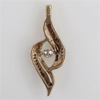 10kt Gold Diamond Accent Pendant