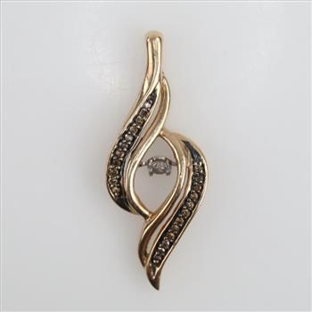 10kt Gold Diamond Accent Pendant