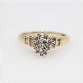 10kt Gold Diamond Accent Ring