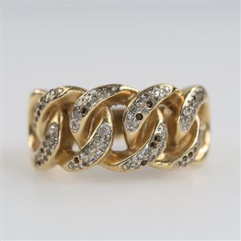 10kt Gold Diamond Accent Ring