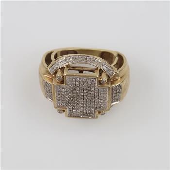 10kt Gold Diamond Accent Ring