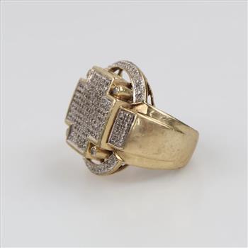 10kt Gold Diamond Accent Ring