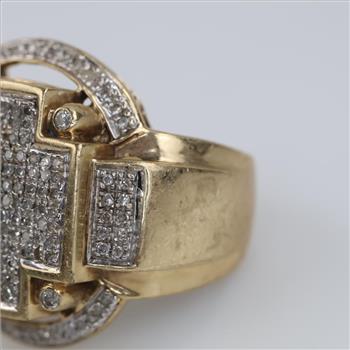 10kt Gold Diamond Accent Ring