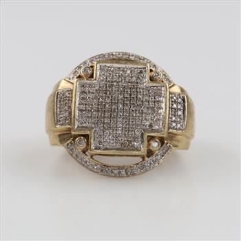 10kt Gold Diamond Accent Ring