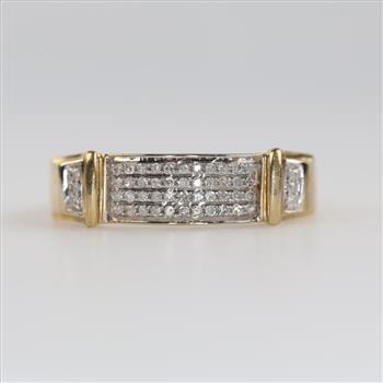 10kt Gold Diamond Accent Ring