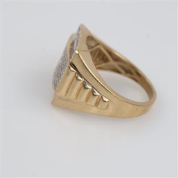 10kt Gold Diamond Accent Ring
