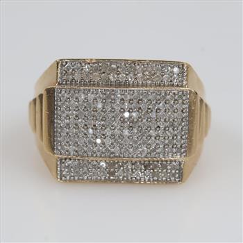 10kt Gold Diamond Accent Ring