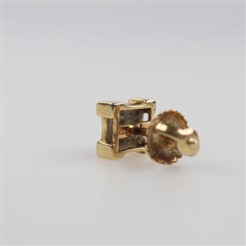 10kt Gold Diamond Accent Single Earring