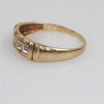 10kt Gold Diamond Band
