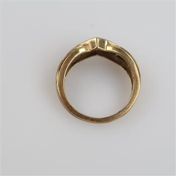10kt Gold Diamond Band