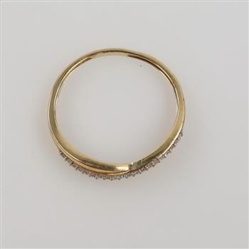 10kt Gold Diamond Band