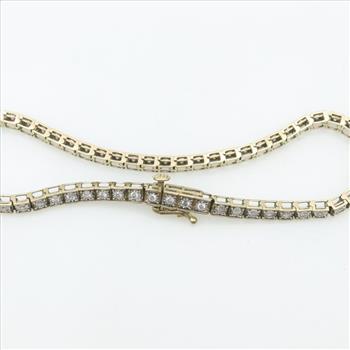 10kt Gold Diamond Bracelet