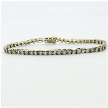 10kt Gold Diamond Bracelet