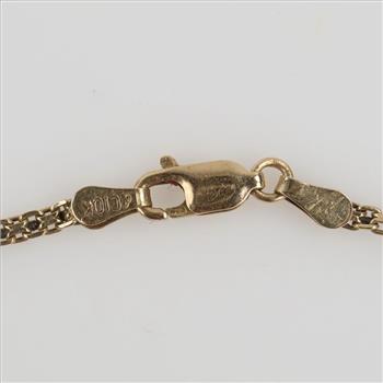10kt Gold Diamond Bracelet