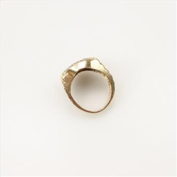 10kt Gold Diamond Cluster Ring