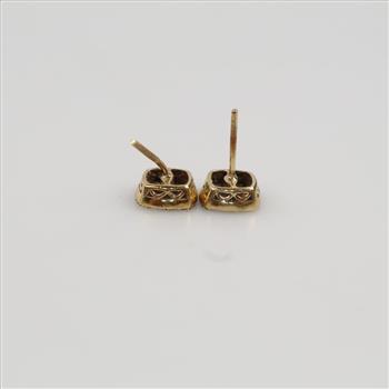 10kt Gold Diamond Earrings