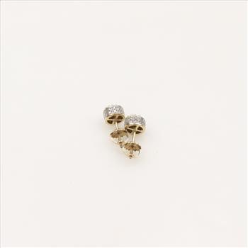 10kt Gold Diamond Earrings