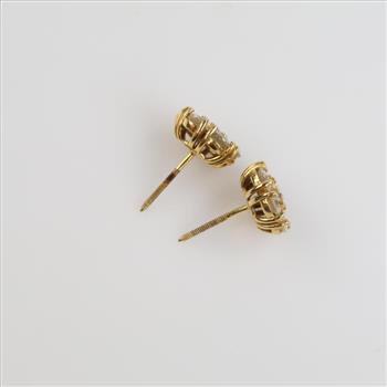10kt Gold Diamond Earrings