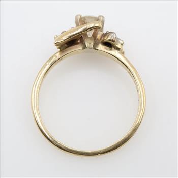 10kt Gold Diamond Engagement Ring