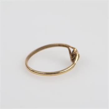 10kt Gold Diamond Heart Ring
