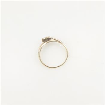 10kt Gold Diamond Heart Ring