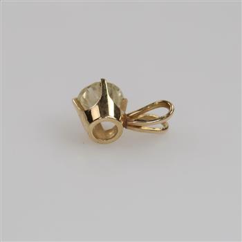 10kt Gold Diamond Pendant
