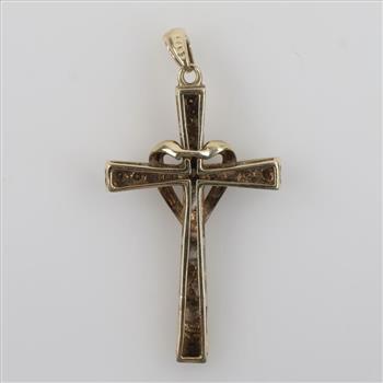 10kt Gold Diamond Pendant