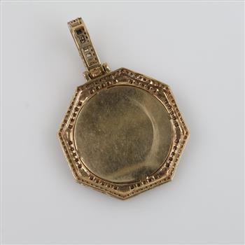 10kt Gold Diamond Pendant