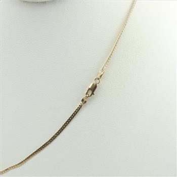 10kt Gold Diamond Pendant Necklace