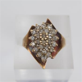 10kt Gold Diamond Ring