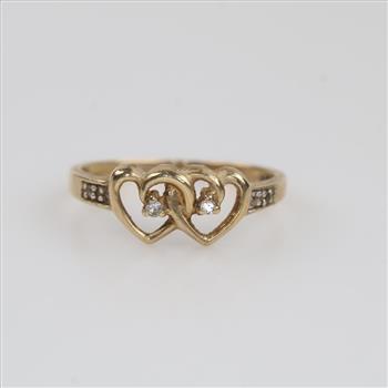 10kt Gold Diamond Ring