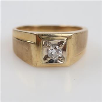 10kt Gold Diamond Ring