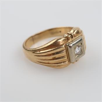 10kt Gold Diamond Ring