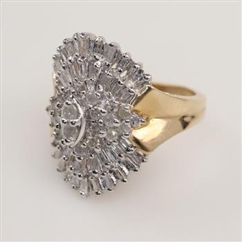 10kt Gold Diamond Ring