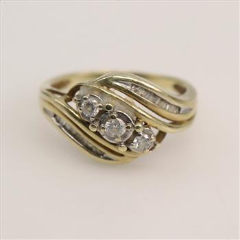 10kt Gold Diamond Ring