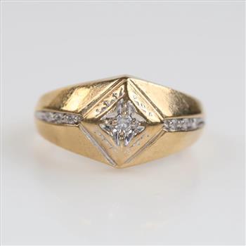 10kt Gold Diamond Ring