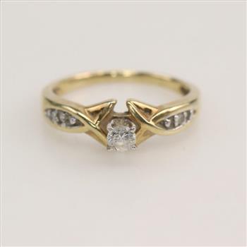 10kt Gold Diamond Ring