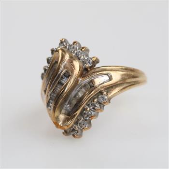 10kt Gold Diamond Ring