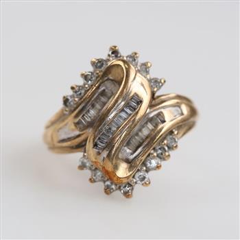 10kt Gold Diamond Ring