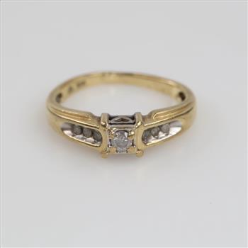 10kt Gold Diamond Ring