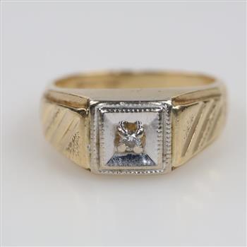 10kt Gold Diamond Ring