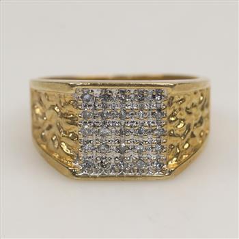 10kt Gold Diamond Ring